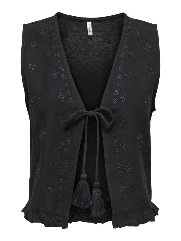 Product TOP LINO CON LAZO KIRI-Black - Image 1