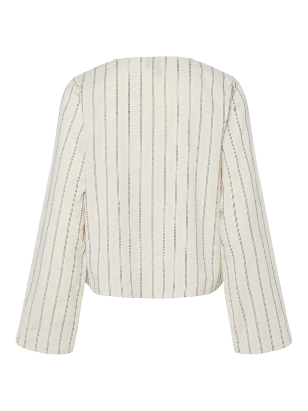 Product BLUSA LINO CON NUDO TIMBER - Birch Stripes:Ombre blue - Image 2