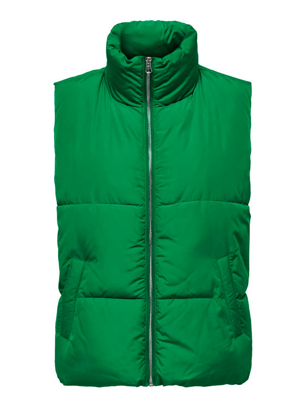 Product CHALECO NEW ERICA - Green Bee Detail:SILVER ZIPPER - Image 1