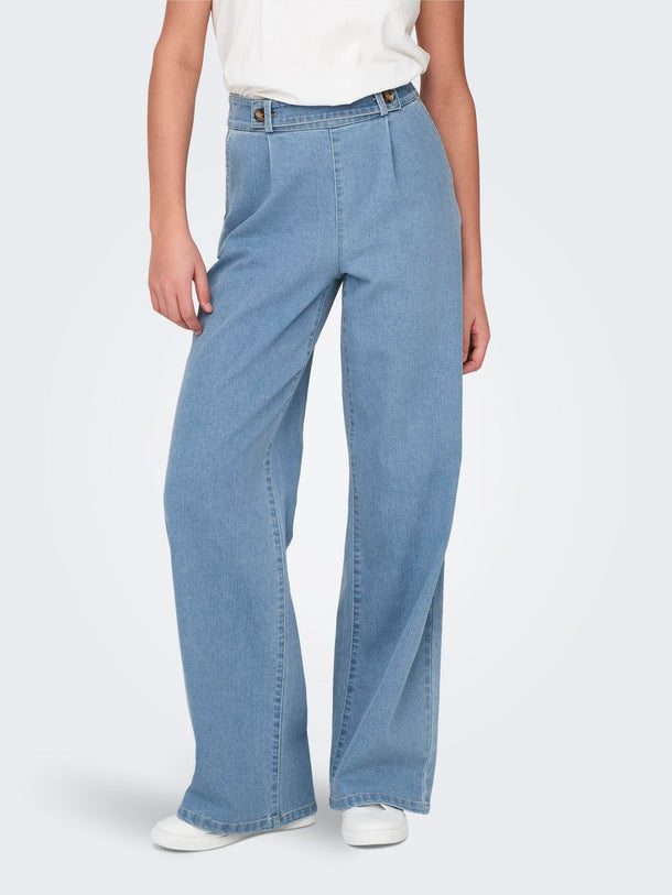 Product JEANS GEGGO BOTÓN - Light Blue Denim - Image 1