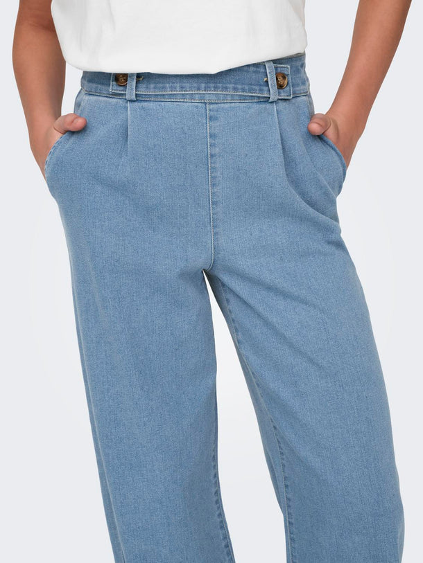 Product JEANS GEGGO BOTÓN - Light Blue Denim - Image 6