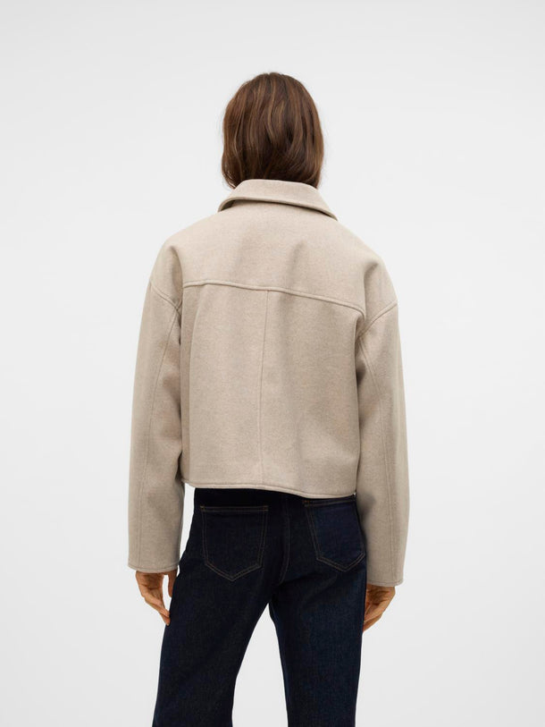 Product CHAQUETA FORTUNEFREJ - Oatmeal Detail:MELANGE - Image 4