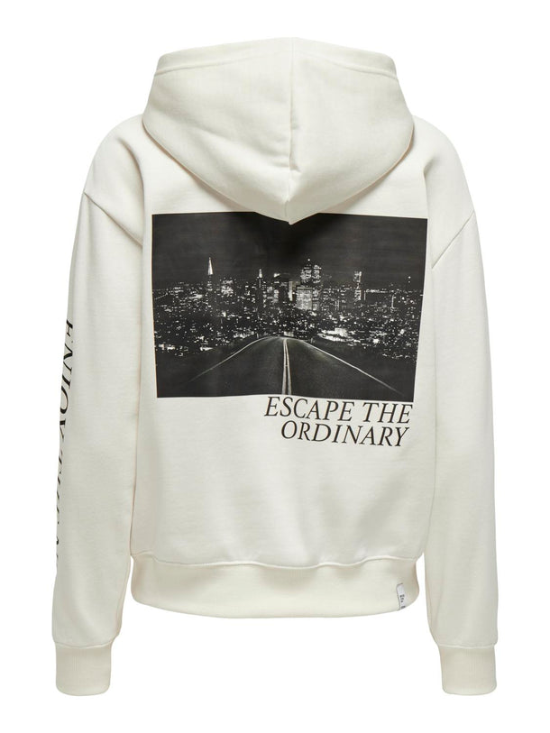 Product POLERON CASSIE - Cloud Dancer Print:Be happy + labels brooklyn - Image 6