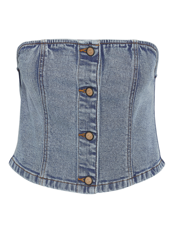Product TOP FENJA STRAPPLE - Medium Blue Denim - Image 5
