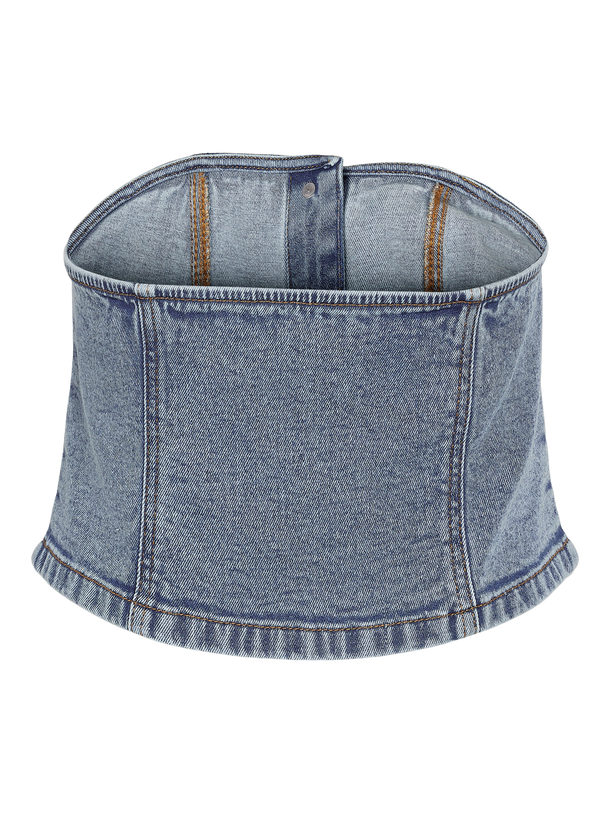 Product TOP FENJA STRAPPLE - Medium Blue Denim - Image 6