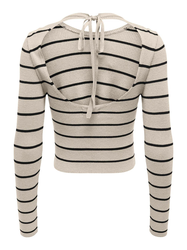 Product TOP LELLA - Birch Stripes:BLACK - Image 2