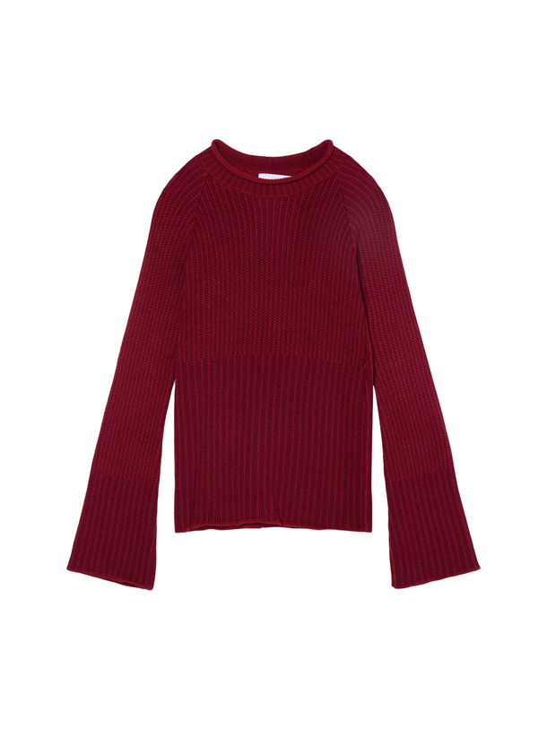 Product SWEATER TEJIDO ACANALADO BMK-Clear Red - Image 4
