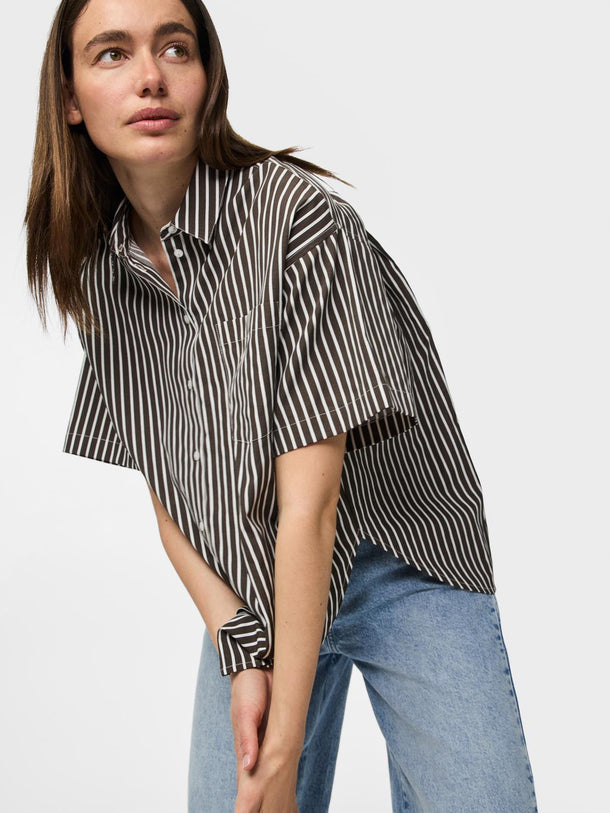 Product CAMISA RAYAS AIDA-Delicioso Stripes:COCONUT MILK - Image 7