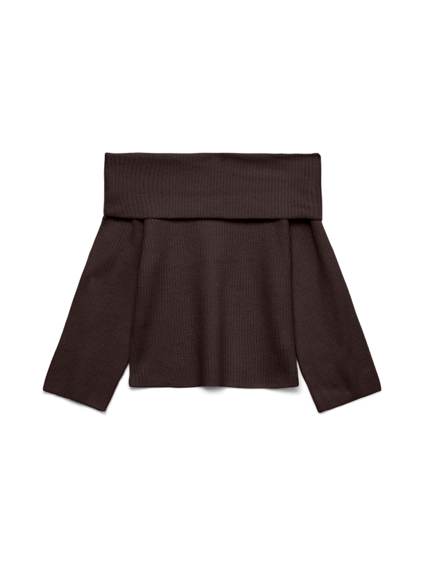 Product SWEATER OFF SHOULDER ARIES-Chocolate Torte - Image 3