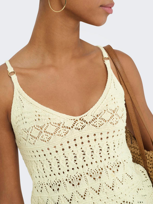 Product TOP TEJIDO SIN MANGAS VINA-Ecru - Image 4