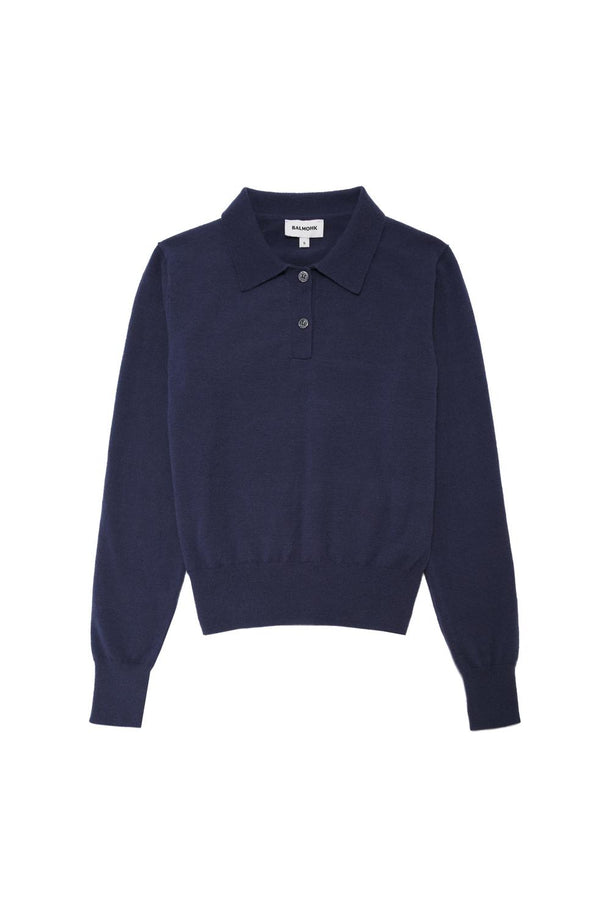 Product JERSEY PUNTO CUELLO POLO BMK-Navy Blazer - Image 4