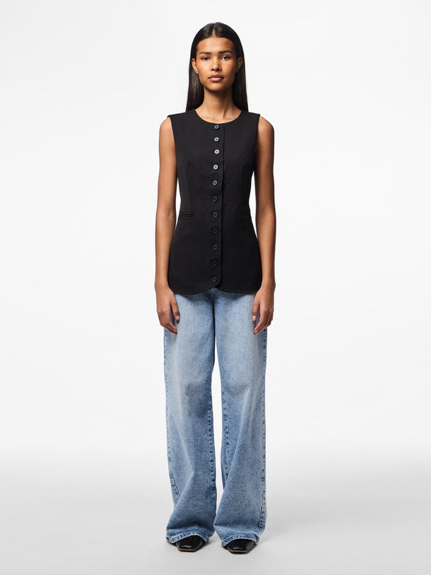 Product CHALECO SASTRERO CON BOTONES MIL-Black - Image 4