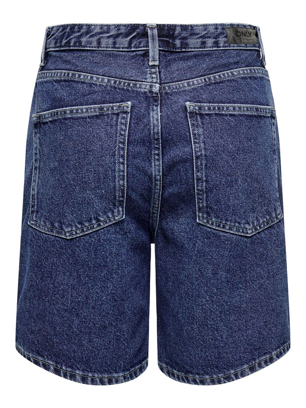 Product SHORT DENIM TIRO ALTO BILLIE - Dark Blue Denim - Image 2