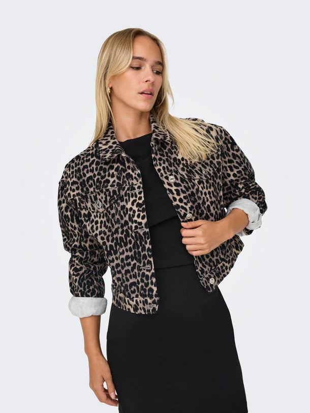 Product CHAQUETA ANLIE - Black AOP:LEO - Image 6