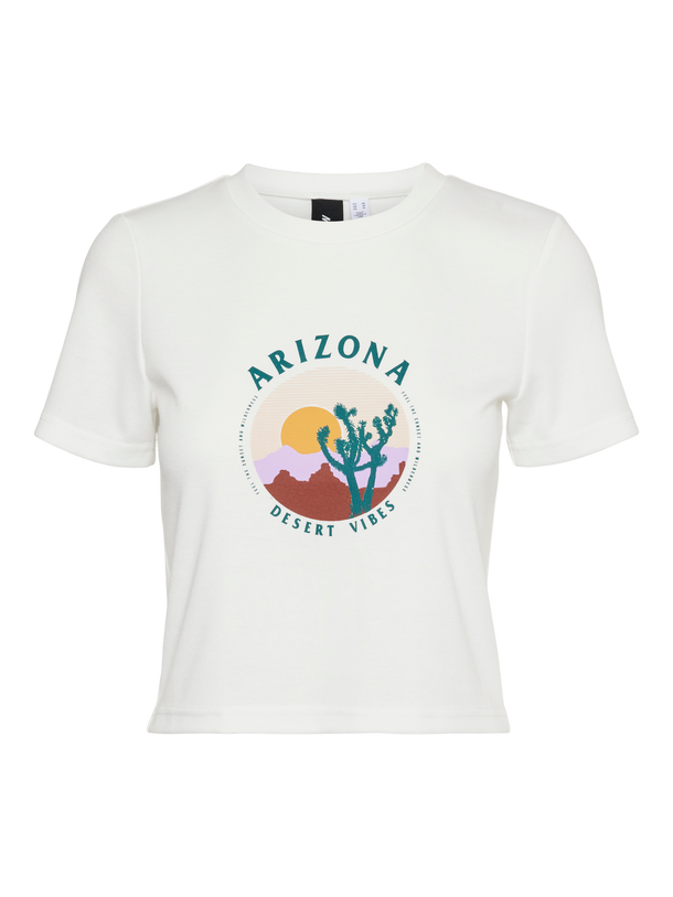 Product TOP ARIZON CROPPED - Snow White Print:ARIZONA PRINT - Image 5
