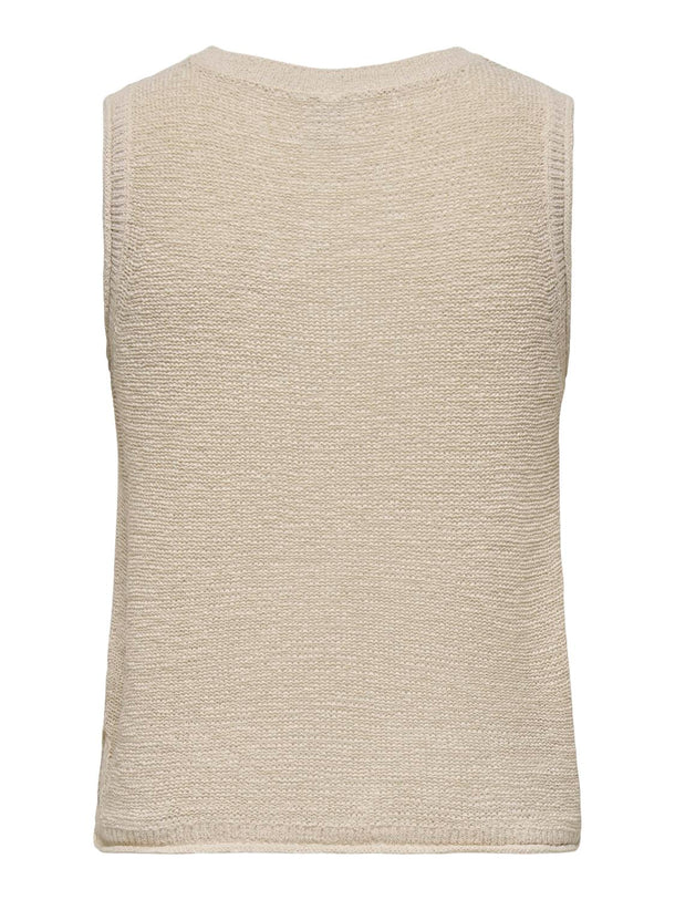 Product TOP TEJIDO SIN MANGAS SUNNY-Pumice Stone - Image 5