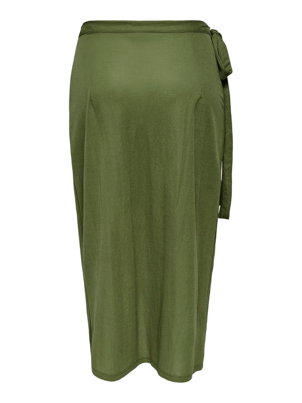 Product FALDA MIDI TEJIDA CON LAZO EDITH-Capulet Olive - Image 2