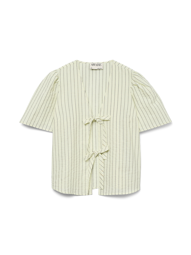 Product CAMISA JACELYN - Seafoam Green Stripes:RAVEN - Image 1