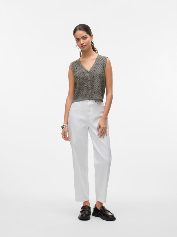 Product CHALECO TEJIDO AMALFI-Kalamata Detail:W. SILVER LUREX - Image 3