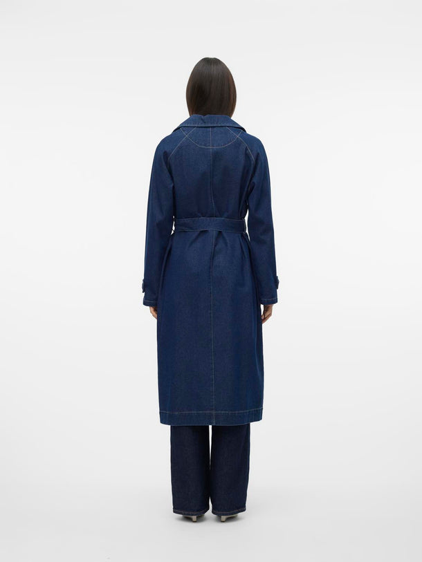 Product TRENCH ADISON - Dark Blue Denim Detail:Rinse - Image 3