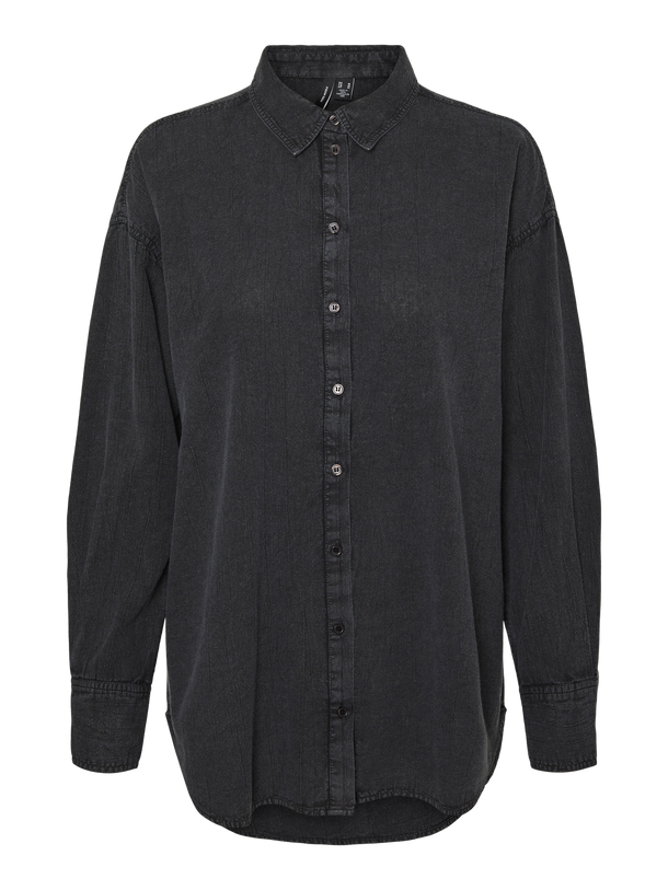 Product CAMISA ANDIE  - Black Detail:WASHED - Image 1