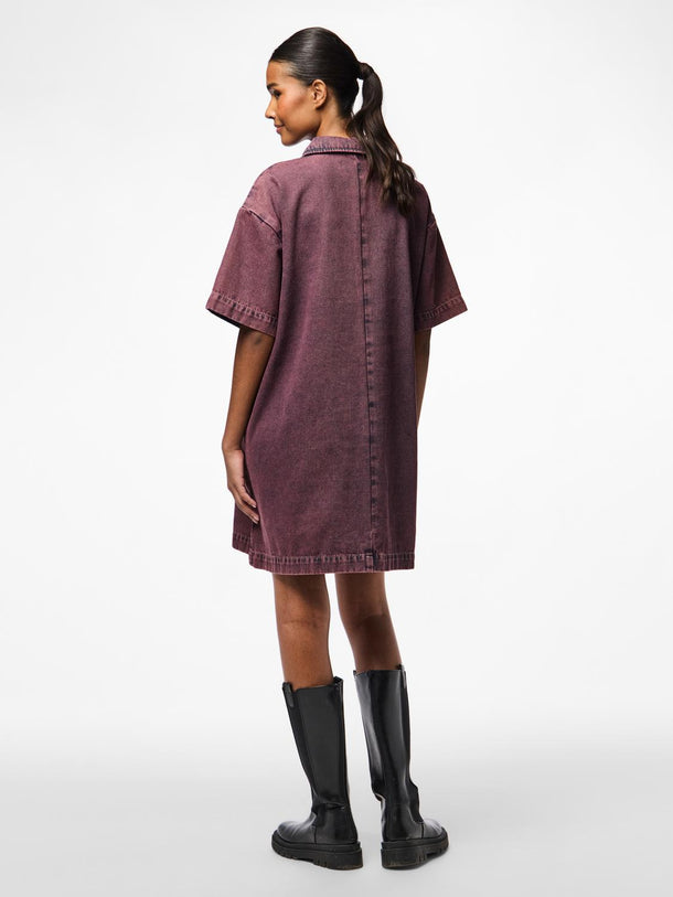 Product VESTIDO DRIA - Tawny Port Detail:WASHED - Image 4