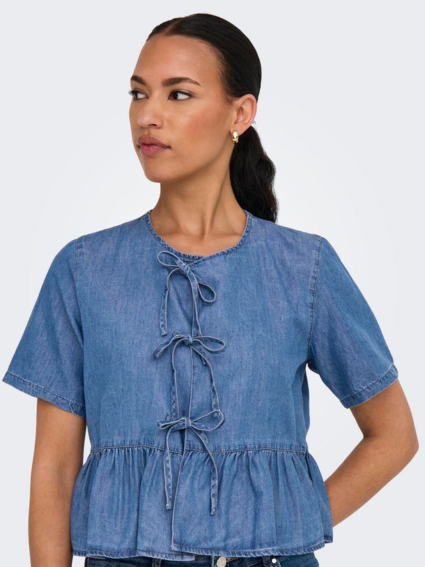 Product CAMISA BEA - Medium Blue Denim - Image 6