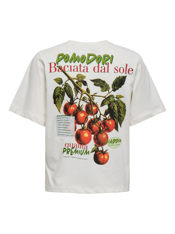 Product POLERA BÁSICA TILLIE-Cloud Dancer Print:Baciata - Image 1