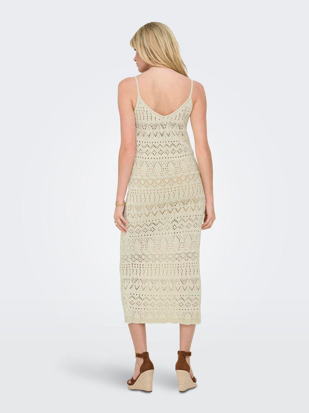 Product VESTIDO MAXI TEJIDO AVINA-Ecru - Image 4