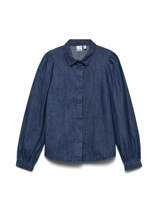 Product CAMISA DENIM NILY-Dark Blue Denim - Image 4