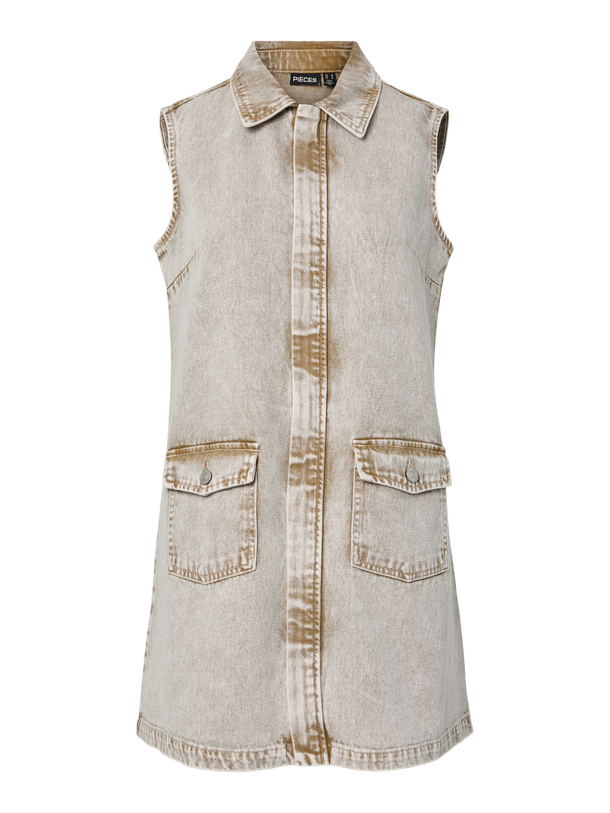 Product VESTIDO DENIM FAY-Sandshell - Image 4