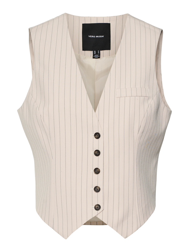 Product CHALECO TROIAN  - Oatmeal Detail:MELANGE - Image 1