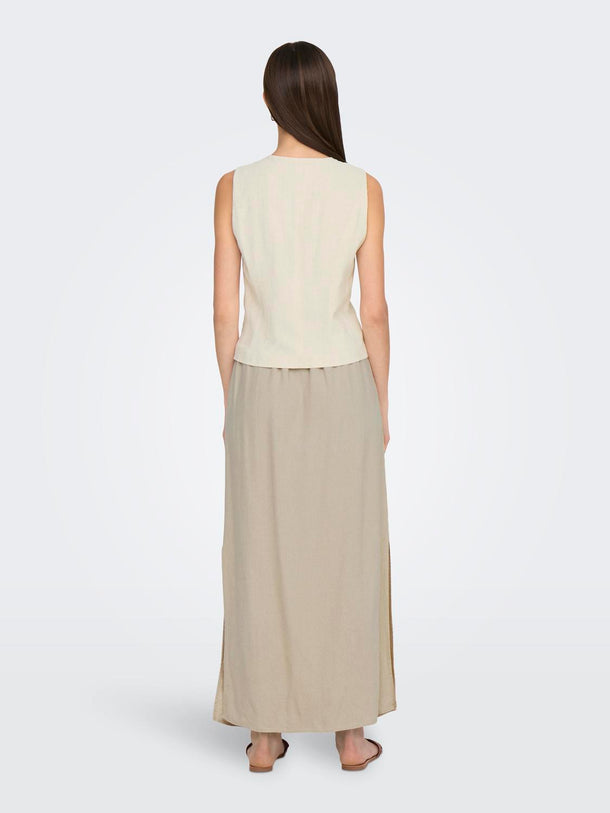 Product CHALECO LINO SASTRERO SIESTA-Moonbeam - Image 4