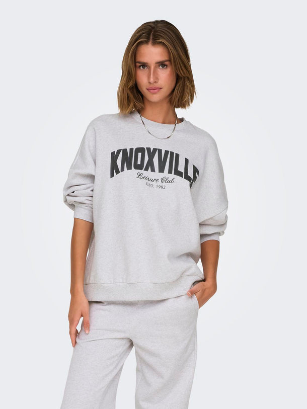 Product POLERÓN DEBORAH - Light Grey Melange Print:Knoxville - Image 1