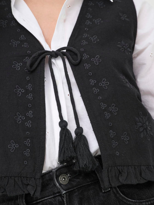 Product TOP LINO CON LAZO KIRI-Black - Image 6