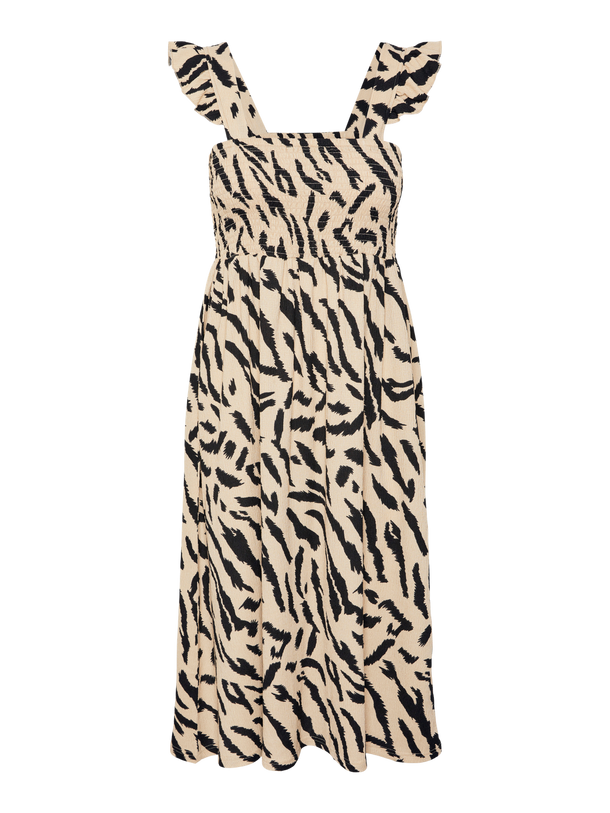 Product VESTIDO LUNA  - White Pepper AOP:Animal - Image 4