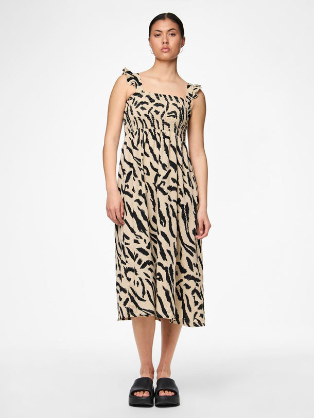 Product VESTIDO LUNA  - White Pepper AOP:Animal - Image 1