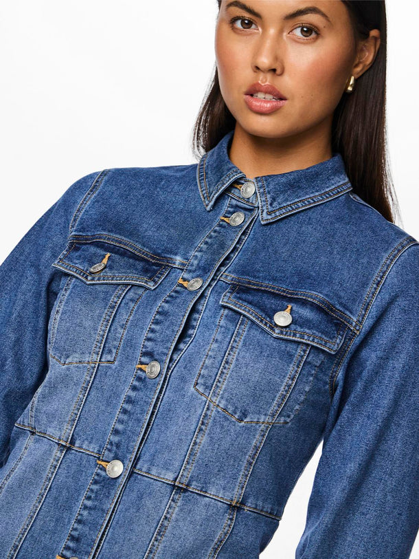 Product VESTIDO FEMME - Medium Blue Denim - Image 6