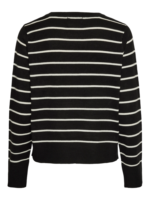 Product SWEATER JOY - Black Stripes:CLOUD DANCER - Image 2