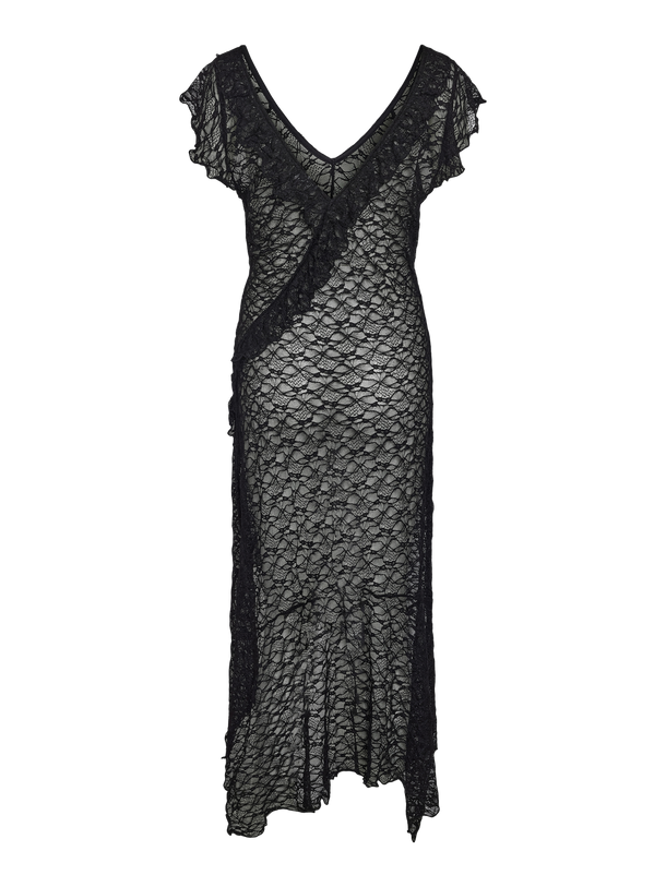 Product VESTIDO MAXI ENCAJE LACEY-Black - Image 5