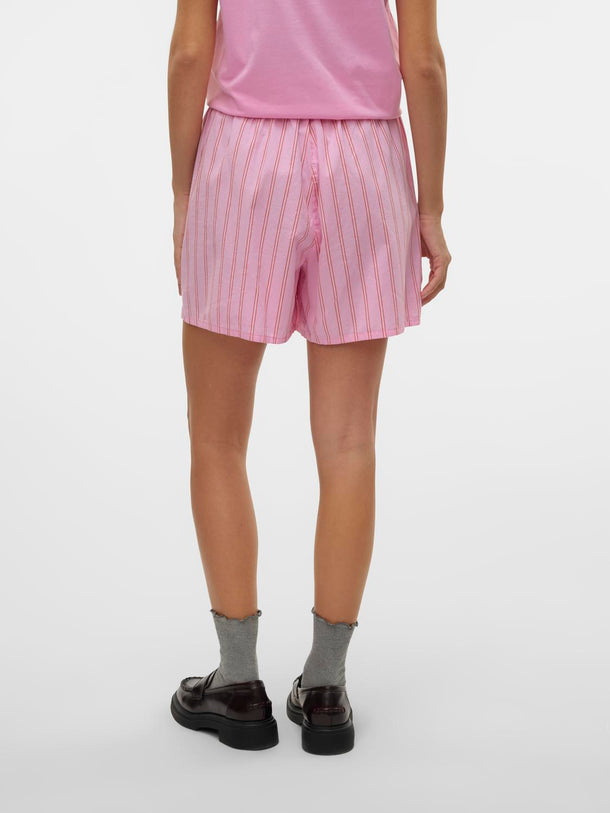 Product SHORT RAYAS ARLO-Bonbon Stripes:Fiery red/cloud dancer - Image 3