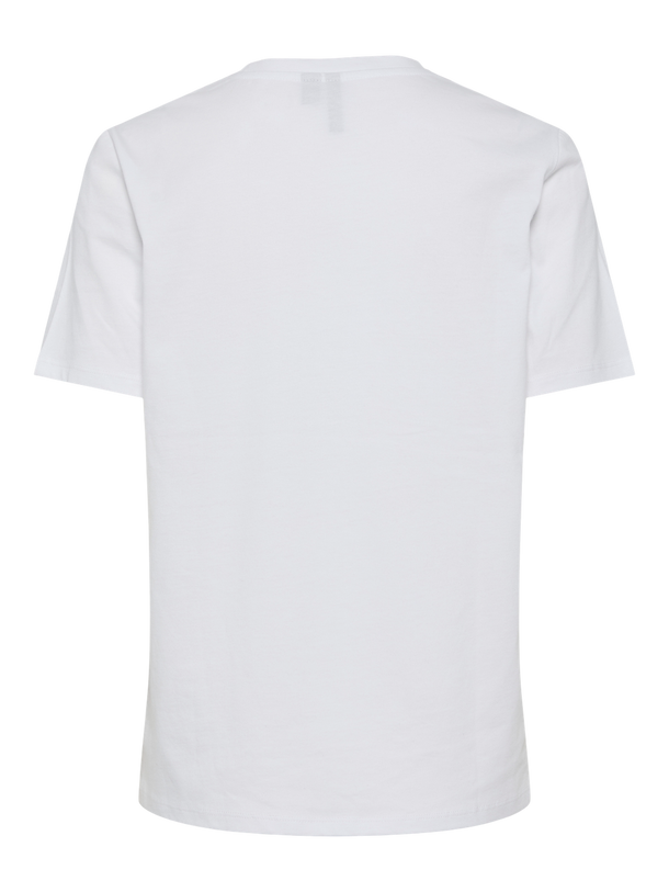 Product POLERA OVERSIZE ESTAMPADA TESS-Bright White Print:FLOWER VASE - Image 2