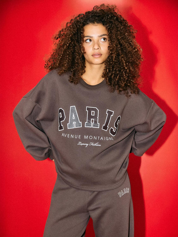 Product POLERÓN ESTAMPADO ELLIE -Chocolate Brown Detail:PRINT - Image 6