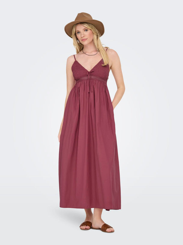 Product VESTIDO MAXI CON TIRAS AJUSTABLES BRIA-Earth Red - Image 2