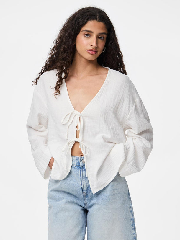 Product BLUSA LAZOS TINA-Cloud Dancer - Image 2