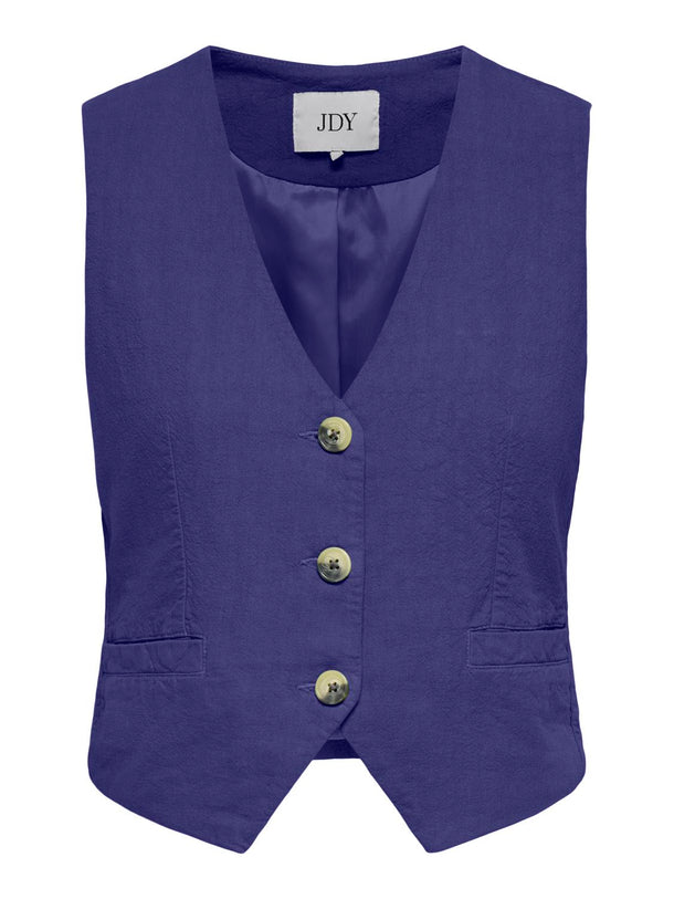 Product CHALECO SASTRERO LINO SAY-NAVY BLUE - Image 1