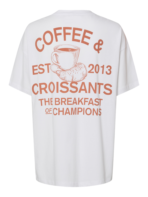 Product POLERA TRIXIE - Bright White Print:SUNBURN CROISSANT - Image 2