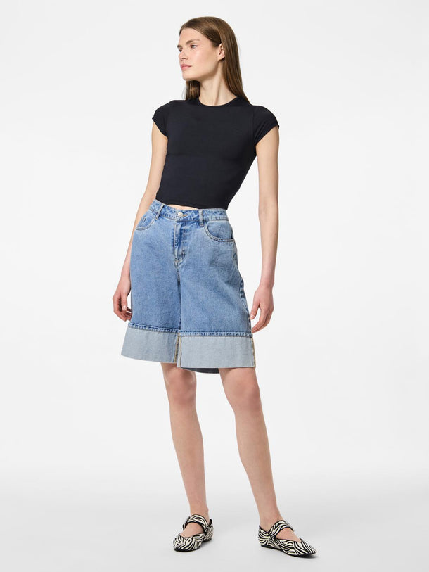 Product BERMUDA DENIM MINDY-Light Blue Denim - Image 4