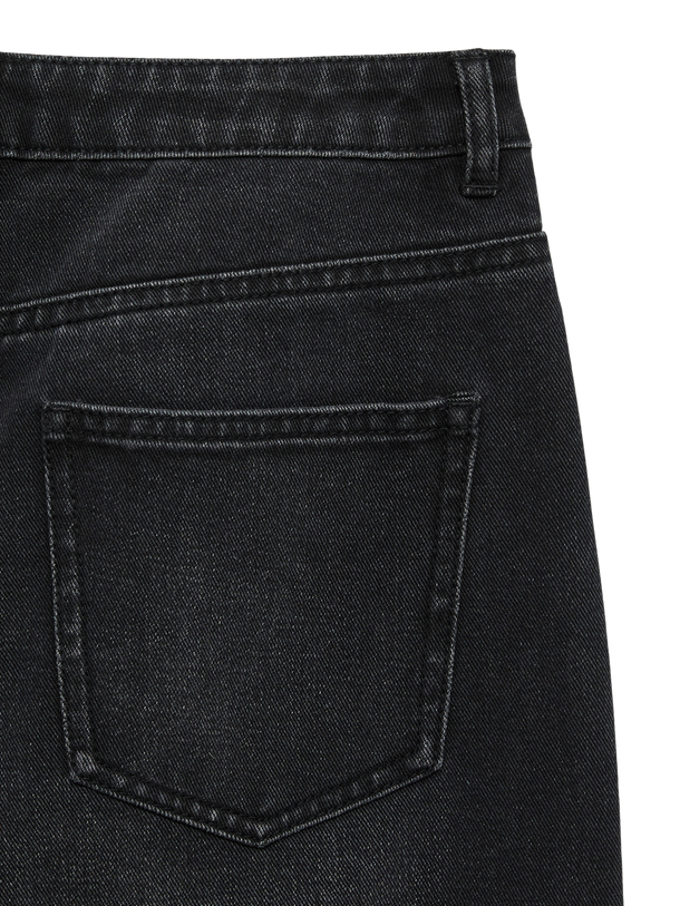 Product JEAN ANCHO EFECTO LAVADO ANNET-Black Denim - Image 2