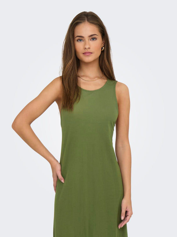 Product VESTIDO TEJIDO CON ESPALDA ABIERTA EDITH -Capulet Olive - Image 8